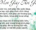 Một Giây Thời Gian