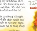 KHỞI KẾT CUỘC ĐỜI