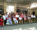 Caritas  Phan Thiết trao xe lăn cho người khuyết tật