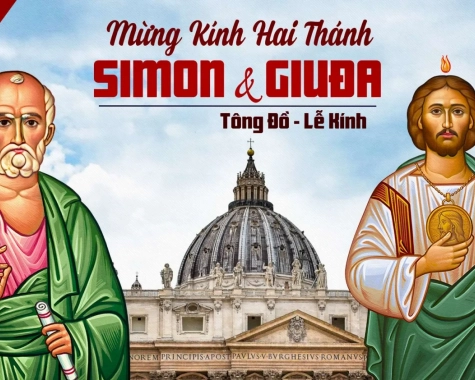 THỨ HAI TUẦN XXX THƯỜNG NIÊN  THÁNH SIMON VÀ THÁNH GIUĐA, TÔNG ĐỒ - LỄ KÍNH