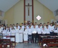 Giáo xứ Chính Tòa - 21 bạn trẻ  Gia nhập Giáo Hội