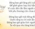 Đừng bao giờ