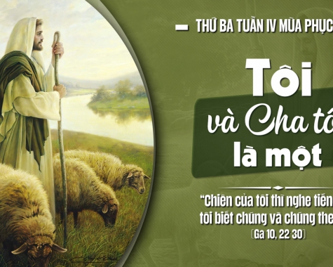 THỨ BA TUẦN IV PHỤC SINH NĂM C - Ga 10,22-30