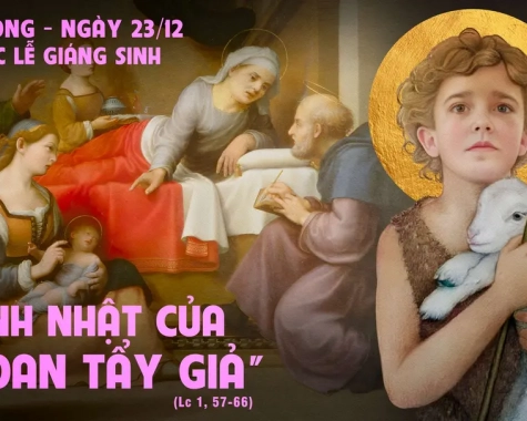 THỨ HAI TUẦN IV MÙA VỌNG – Ngày 23/12