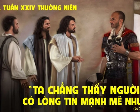 SUY NIỆM THỨ HAI TUẦN XXIV THƯỜNG NIÊN