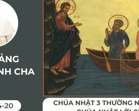 Bài giảng Đức Thánh Cha: Chúa nhật 3 Thường niên năm B – Chúa nhật Lời Chúa