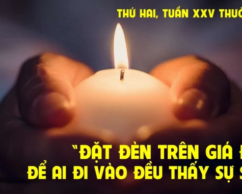 SUY NIỆM THỨ HAI TUẦN XXV THƯỜNG NIÊN