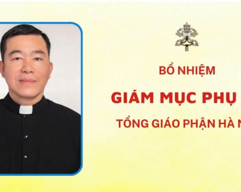 BỔ NHIỆM GIÁM MỤC PHỤ TÁ TỔNG GIÁO PHẬN...