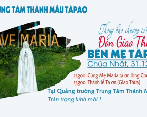 TTTM. Tàpao: Thông báo Chương trình Đón Giao Thừa Bên Mẹ Tàpao (31/12/2023)