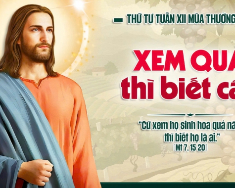 THỨ TƯ TUẦN XII THƯỜNG NIÊN NĂM C Mt 7,15-20