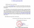 Thông báo Lễ Bổn mạng Giáo phận 2021 1