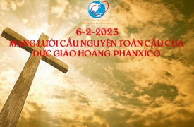 Cầu nguyện cùng Đức Giáo Hoàng ngày 06.02.2023