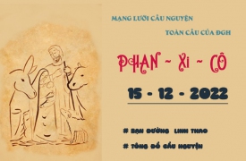 Cầu nguyện cùng Đức Giáo Hoàng ngày 15.12.2022