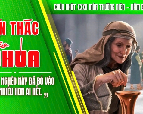 CHÚA NHẬT XXXII THƯỜNG NIÊN NĂM B