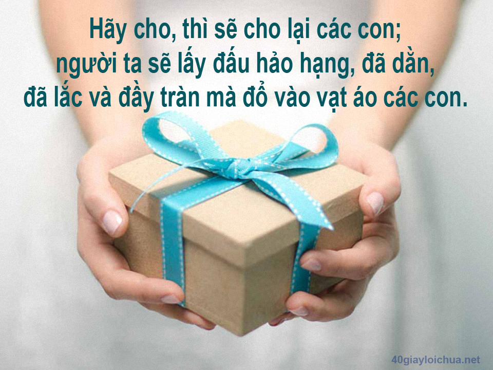 SỐNG QUẢNG ĐẠI VÀ THA THỨ