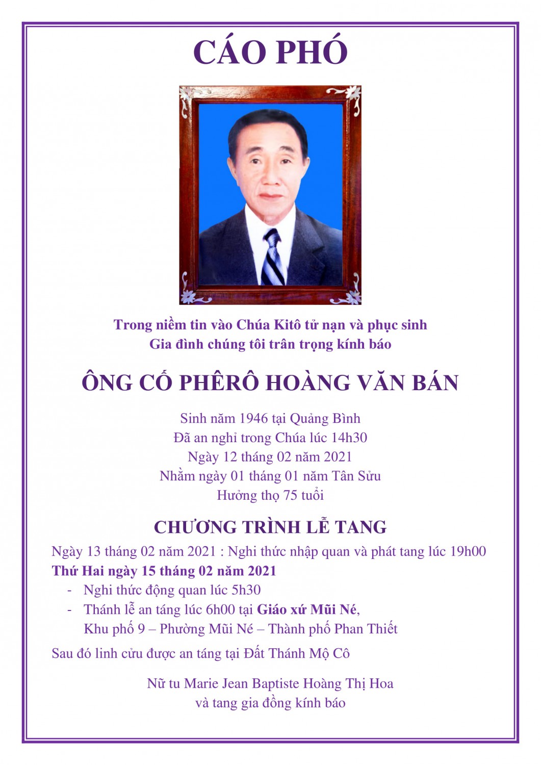 CÁO PHÓ 1