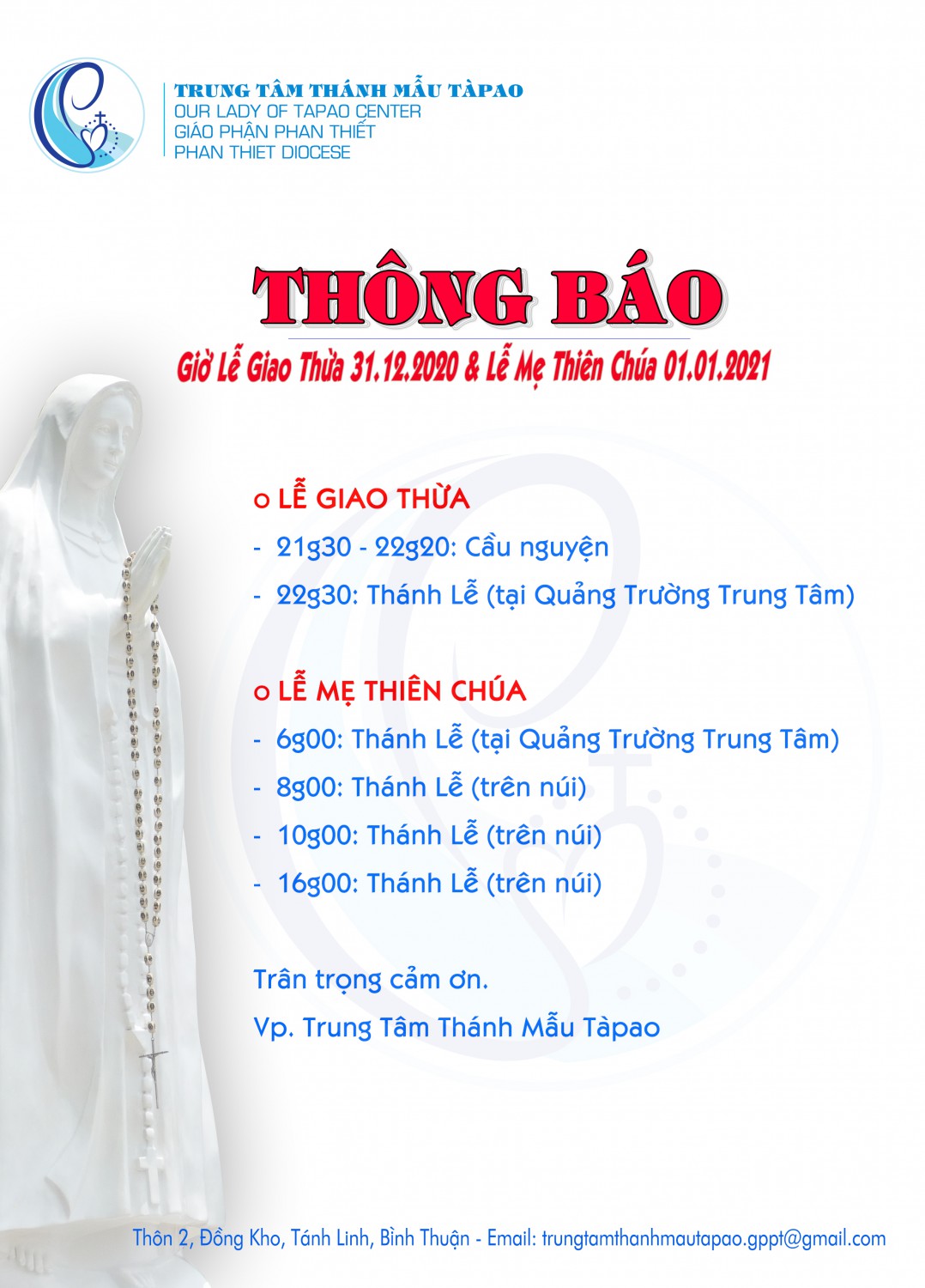 LE GIAO THUA 2020