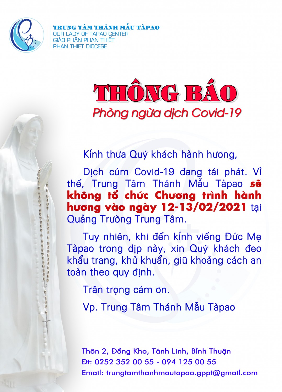 THONG BAO CODID19 TET